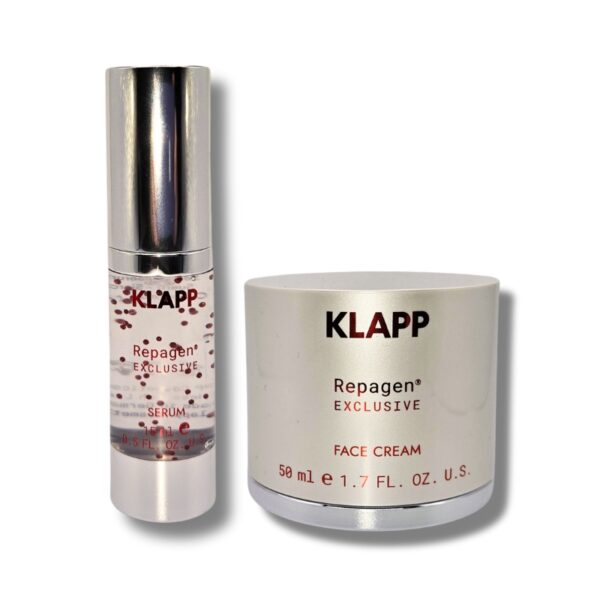 Repagen exclusive Face Set global cream and serum