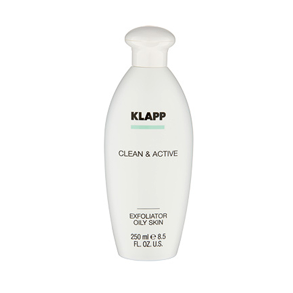 CLEAN & ACTIVE Exfoliator Mixed/Oily 250ml KLAPP Cosmetics USA