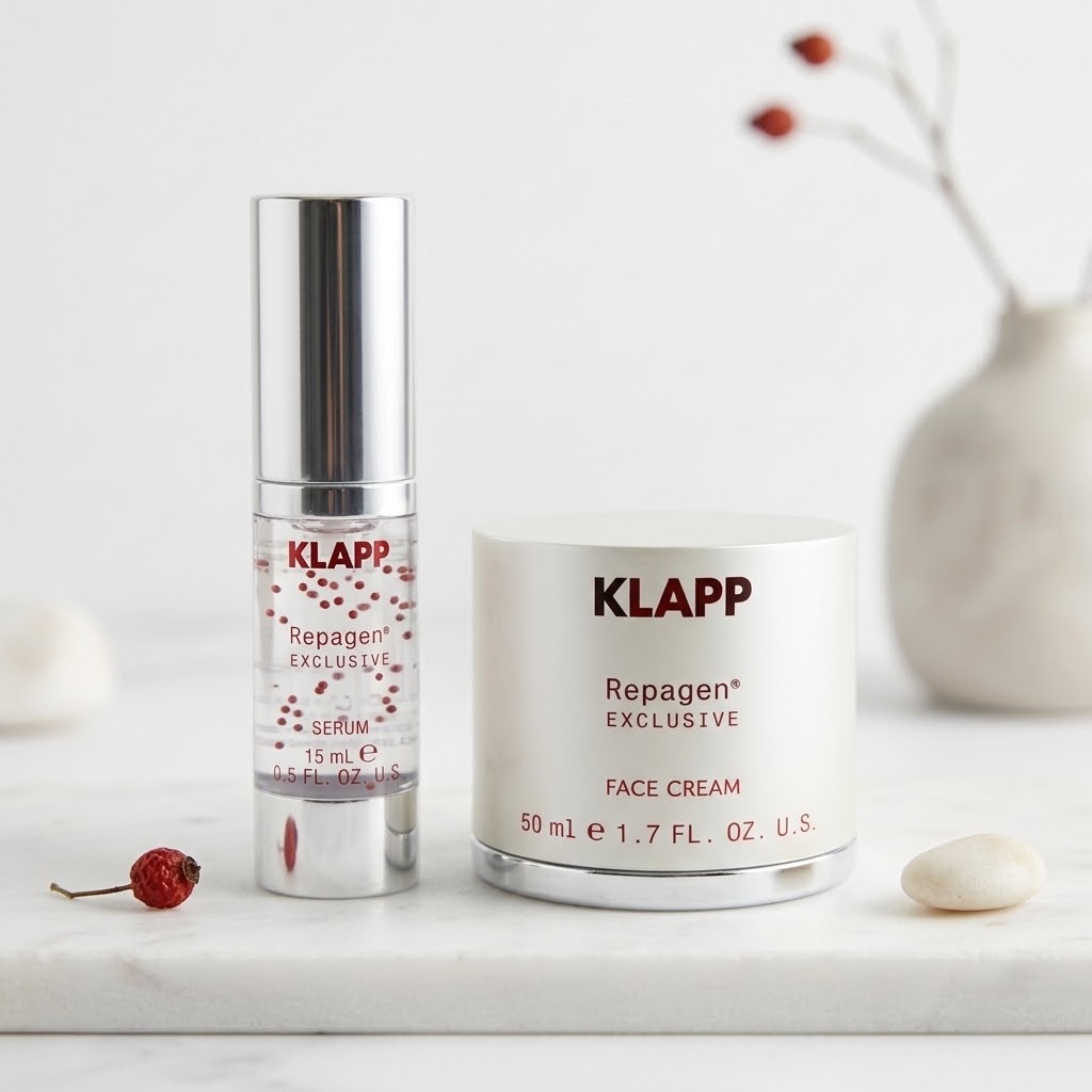 Repagen Exclusive Face cream and serum